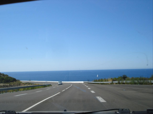 prawie autostrada po wyjeździe z Cap Corse :)