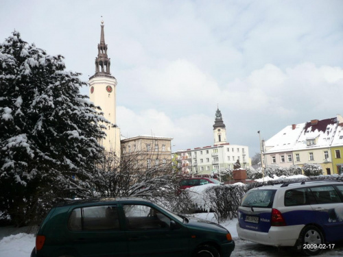 Zimowy widok miasteczka w którym chodziłem do szkoły i pracowałem. #miasto #StrzelceOpolskie #zima #widok