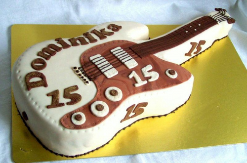 Gitara... #Tort #gitara #urodziny #Dominika