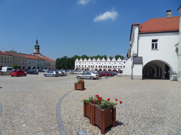 Rynek miasta jest urokliwy :) #Czechy #miasto #Zamek