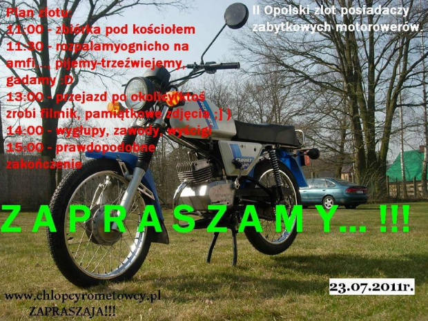 II Opolski zlot posiadaczy zabytkowych motorków ;D