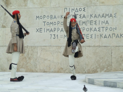 Odprawa warty przed greckim parlamentem. #Grecja #Hellada #podróże #wakacje