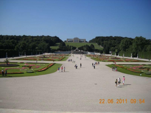 Wiedeń. Ogrody pałacu Schönbrunn