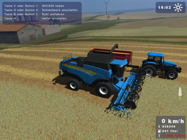 New Holland CX860 niebieski #Landwirtschafts #Simulator2009 #NewHolland #Holland #CX860