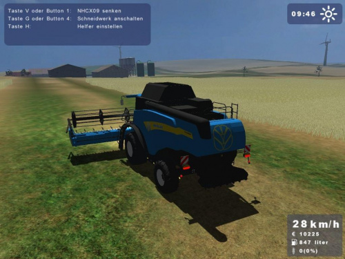 New Holland CX860 niebieski #Landwirtschafts #Simulator2009 #NewHolland #Holland #CX860