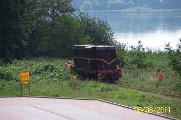 Lxd2-479 wyjeżdża z lasu w Niechorzu #Gryfice #Gryficka #Kolej #Lxd2 #Nadmorska #Niechorze #Pogorzelica #Remont #Rewitalizacja #Wąskotorowa